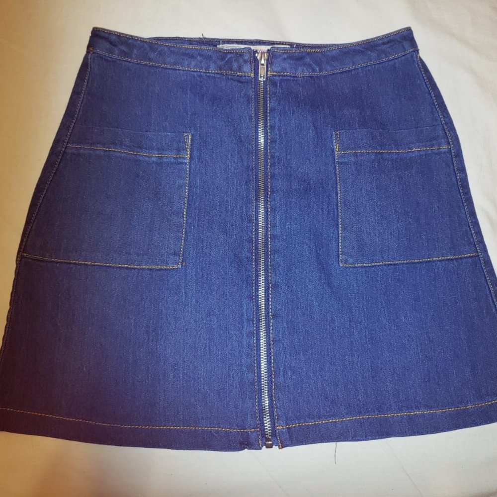Blue Denim Skirt